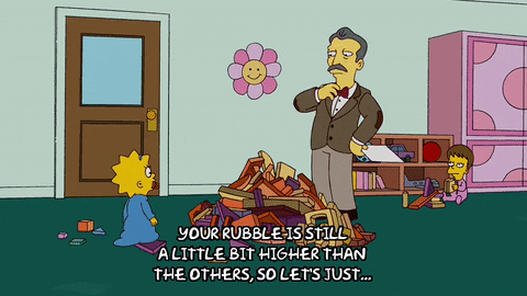 Messy The Simpsons Maggie And Hollis Hurlbut GIF