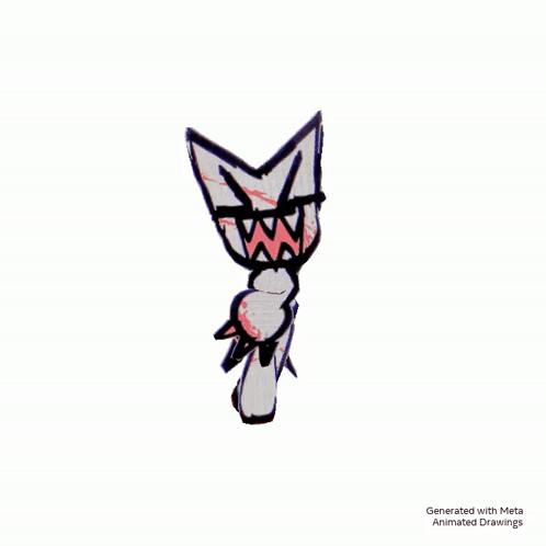Meta Animated Monster Drawing GIF