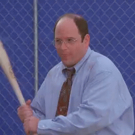 Metal Bat Man George Costanza GIF