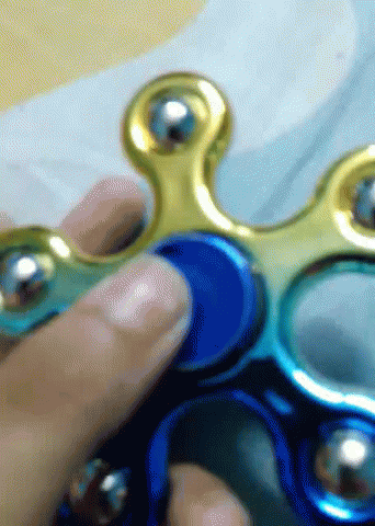 Metal Fidget Spinner GIF