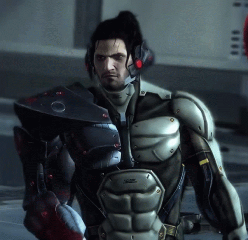 Metal Gear Jetstream Sam Arm Crossed GIF