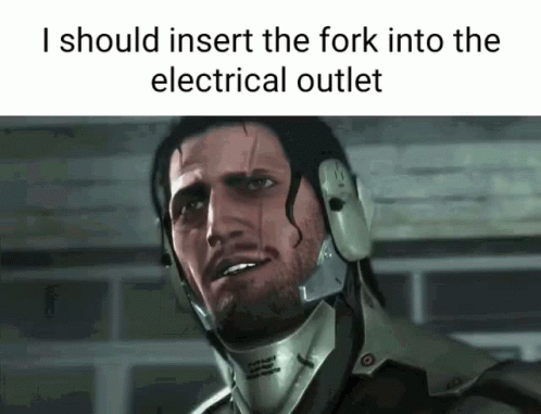Metal Gear Jetstream Sam Electric Outlet Thoughts GIF