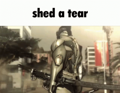 Metal Gear Jetstream Sam Shed Tear GIF