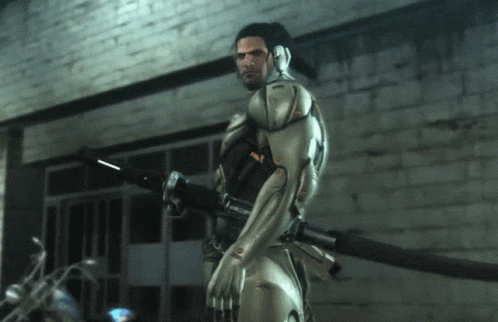 Metal Gear Jetstream Sam Walking Away GIF