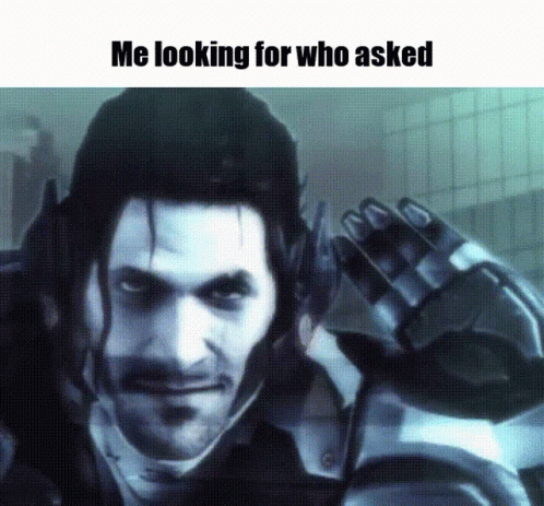 Metal Gear Jetstream Sam Who Asked GIF