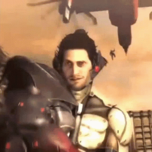 Metal Gear Jetstream Sam Wielding Sword Lets Go GIF