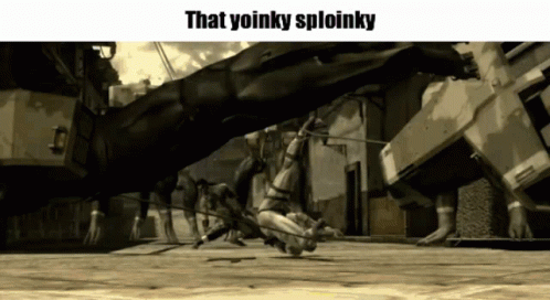 Metal Gear Raiden Battle GIF