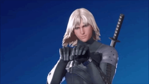 Metal Gear Raiden Fortnite Meow GIF