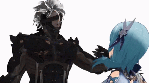 Metal Gear Raiden Funny Slap GIF