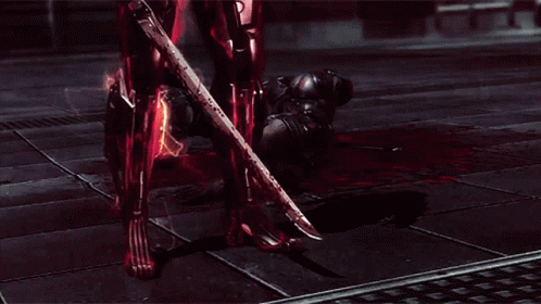 Metal Gear Raiden Sword Who's Next GIF
