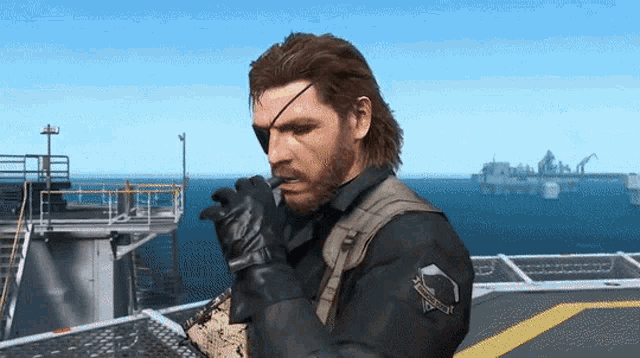 Metal Gear Solid Big Boss GIF
