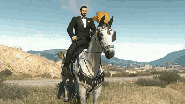 Metal Gear Solid Horse GIF