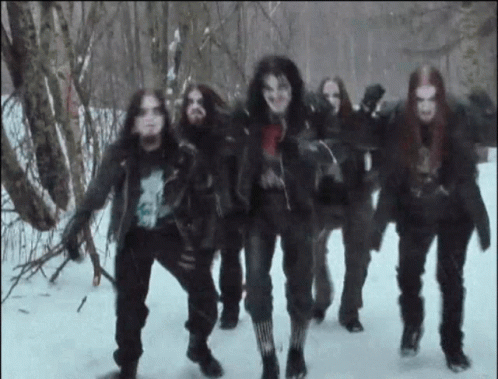 Metal Group Dance Of Men GIF