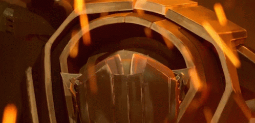 Metal Object With Flames
