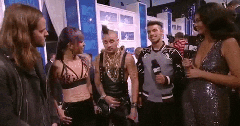 Metal Red Carpet Headbang GIF