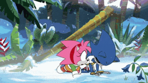 Metal Sonic Ana Rose GIF