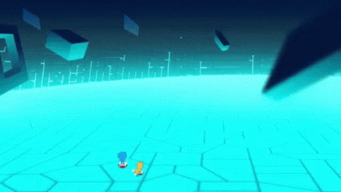 Metal Sonic And Tails GIF