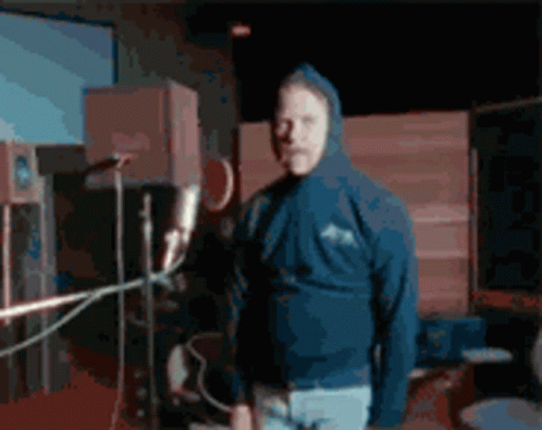 Metallica James Hetfield Studio Head Bang GIF