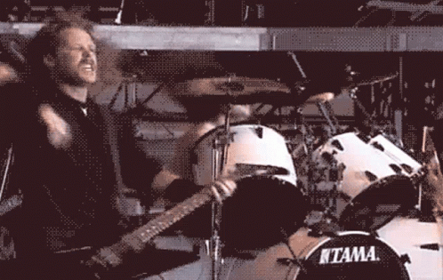 Metallica Live Performance Hype GIF