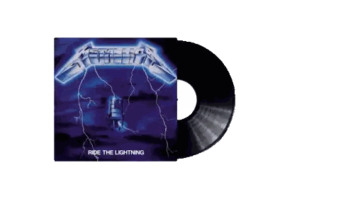 Metallica Ride the Lightning Album Cover