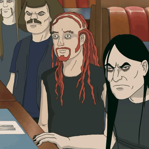Metalocalypse Dark Under Eyes GIF