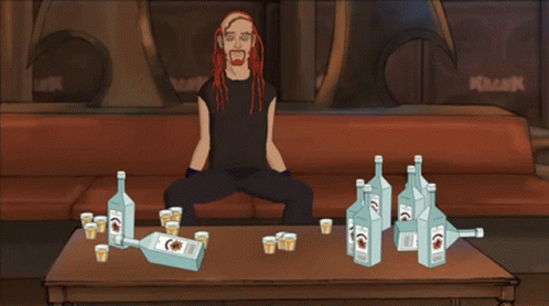 Metalocalypse Drunk Pickles GIF