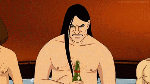 Metalocalypse Long Haired Man On Thub GIF