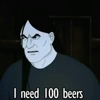 Metalocalypse Nathan Need Lots Of Beers GIF
