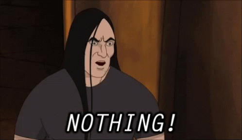 Metalocalypse Nathan Says Nothing GIF