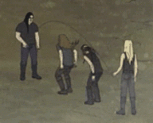 Metalocalypse Playing Team GIF