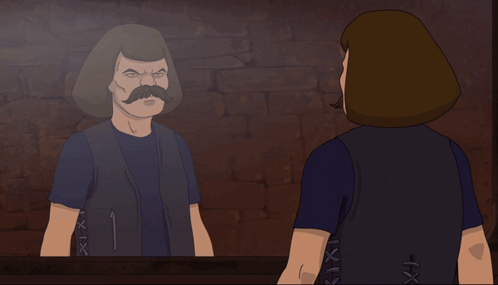 Metalocalypse Punching The Mirror GIF