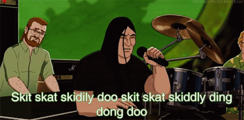 Metalocalypse Singing Band GIF