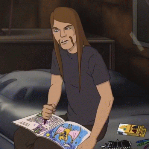 Metalocalypse Toki Coloring GIF
