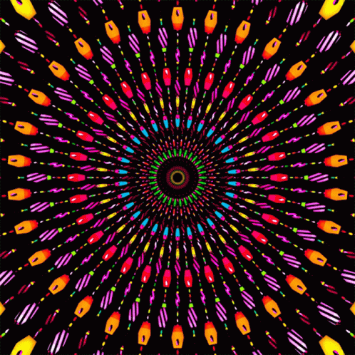 Metaverse Colorful Spiral Loop GIF