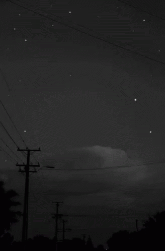 Meteor Shower Beam Of Lights Shooting Starry Night GIF