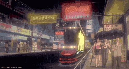 Metro City Happy Center Anime City GIF