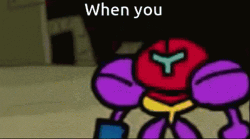 Metroid Cartoon Purple GIF