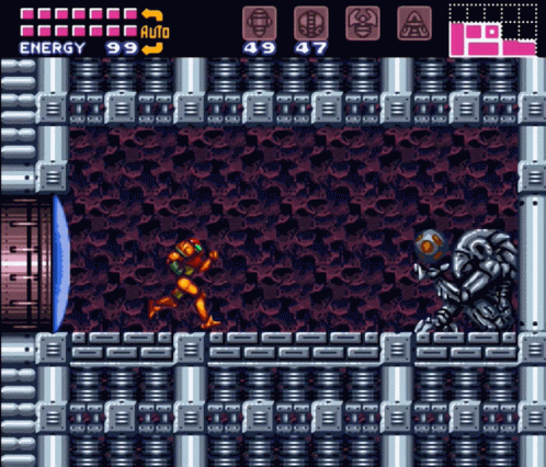 Metroid Game Fight GIF