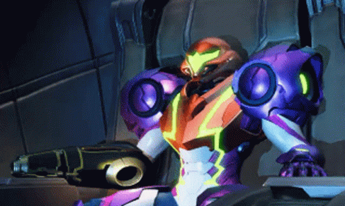 Metroid Sitting GIF