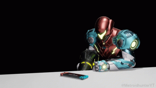 Metroid Smashing Table GIF