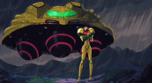 Metroid Ufo GIF