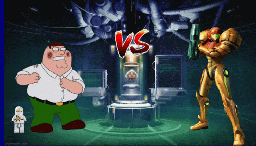 Metroid Versus Peter Griffin GIF