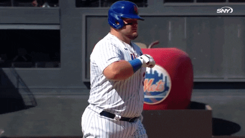 Mets Big Man Thanking God GIF