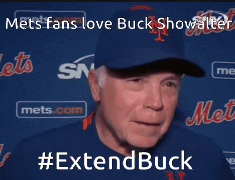 Mets Fans Love Buck Showalter GIF