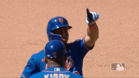 Mets Francisco Lindor Air Pump Celebration GIF