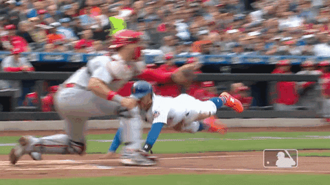 Mets Francisco Lindor Sliding To Base GIF