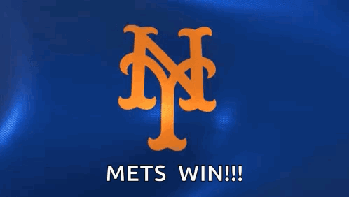 Mets Logo Blue Mets Win