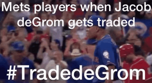 Mets Players When Jacob Degrom Gets Traded #Tradedegrom GIF