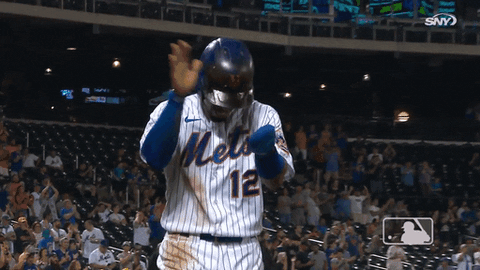 Mets Star Player Francisco Lindor Clapping GIF