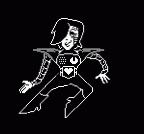 Mettaton Ex Break Dance Undertale Video Game GIF